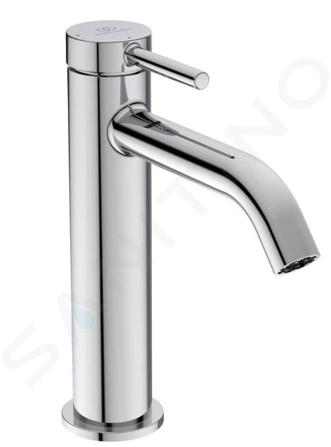 Ideal Standard Ceraline Nuovo - Grifo de lavabo con caño ClickClack, BlueStart, cromo BD959AA