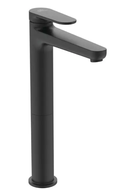 Ideal Standard Cerafine Nuovo - Miscelatore per lavabo, con sistema di scarico ClickClack, BlueStart, nero seta BD966XG