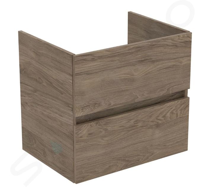 Ideal Standard Eurovit+ - Umývadlová skrinka, 55x60x44 cm, 2 zásuvky, orech R0259Y9