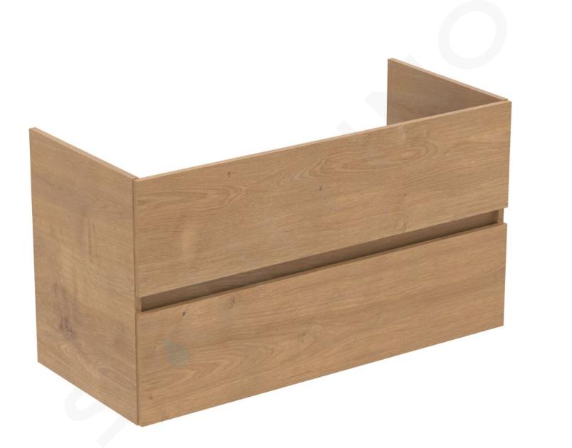 Ideal Standard Eurovit+ - Umývadlová skrinka, 55x100x44 cm, 2 zásuvky, dub R0265Y8