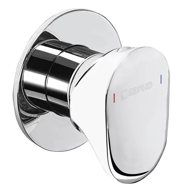 Sapho Axamite - Mitigeur de douche encastré, avec corps d’encastrement, chrome AX40