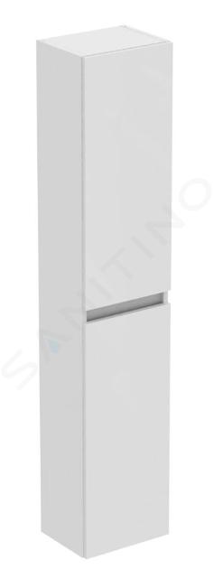 Ideal Standard Eurovit - Hochschrank, 150x30x24 cm, 2 Türen, Scharniere links/rechts, weiß glänzend R0268WG