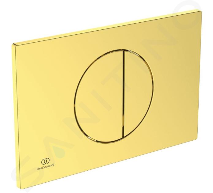 Ideal Standard Oleas - Controllo del risciacquo, oro spazzolato R0503A2