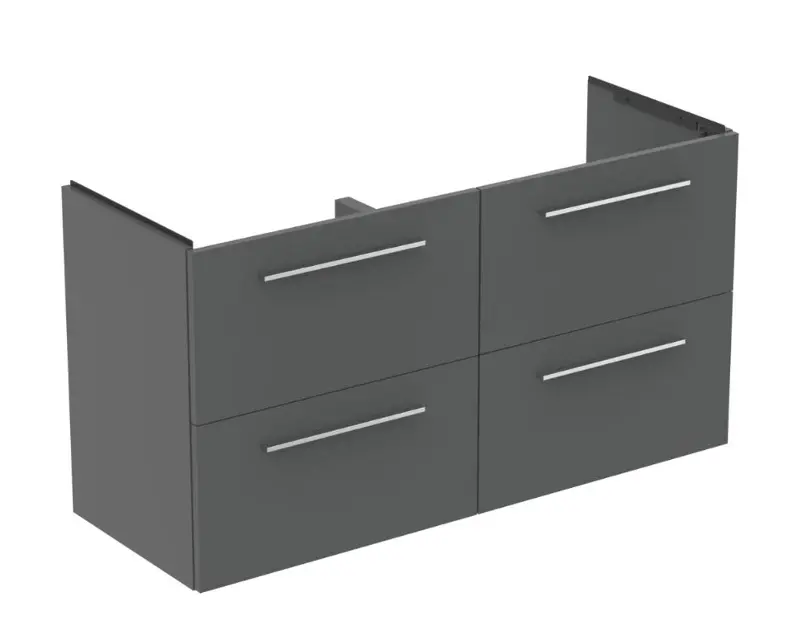 Ideal Standard i.Life A - Szafka podumywalkowa, 63x120x44 cm, 4 szuflady, matowy szary kwarc T5513NG