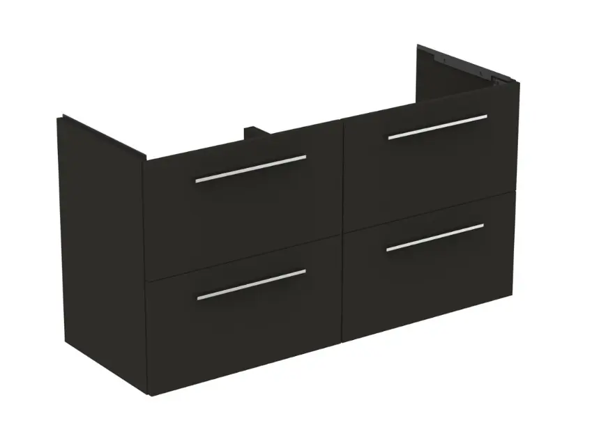 Levně Ideal Standard i.Life A - Umyvadlová skříňka, 120x63x44 cm, 4 zásuvky, matná uhlově šedá T5513NV