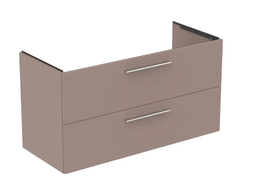 Levně Ideal Standard i.Life B - Umyvadlová skříňka, 120x63x51 cm, 2 zásuvky, matná béžová T5514NH