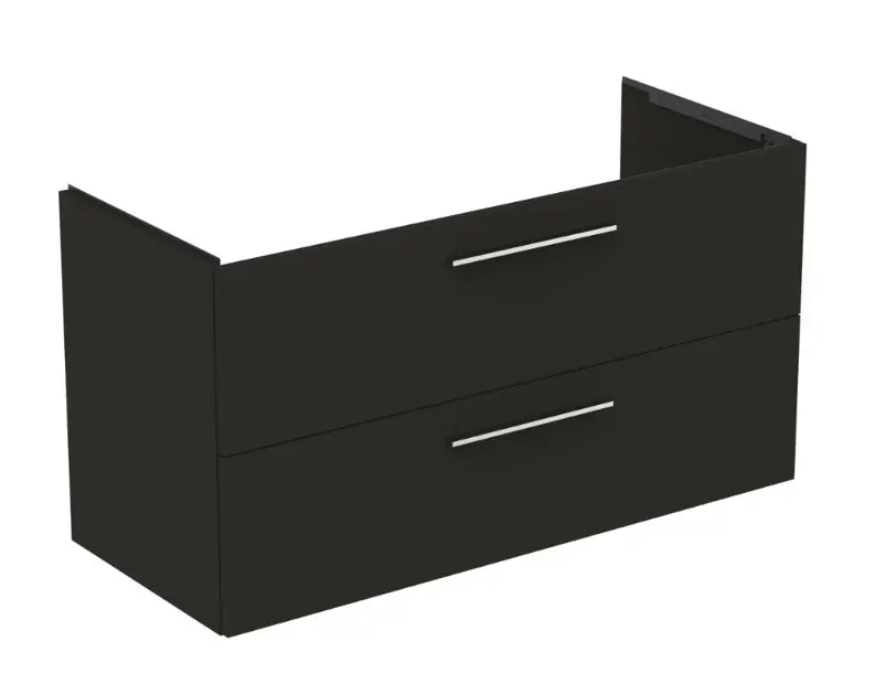Levně Ideal Standard i.Life B - Umyvadlová skříňka, 120x63x51 cm, 2 zásuvky, matná uhlově šedá T5514NV