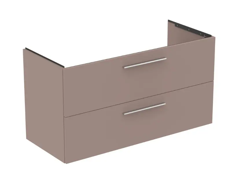 Levně Ideal Standard i.Life B - Umyvadlová skříňka, 120x63x51 cm, 2 zásuvky, levá, matná béžová T5586NH