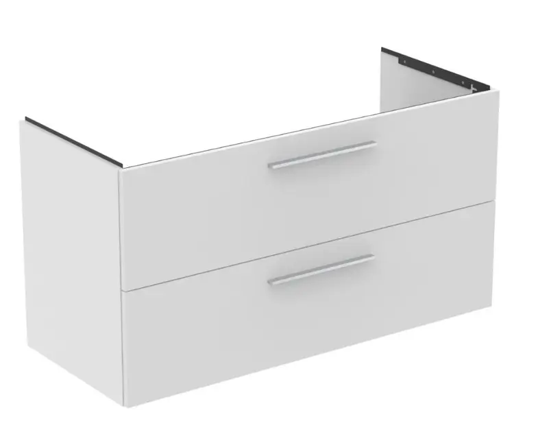 Ideal Standard i.Life B - Waschbeckenunterschrank, 63x120x51 cm, 2 Schubladen, rechts, weiß matt T5587DU