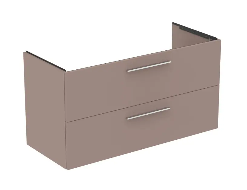 Levně Ideal Standard i.Life B - Umyvadlová skříňka, 120x63x51 cm, 2 zásuvky, pravá, matná béžová T5587NH