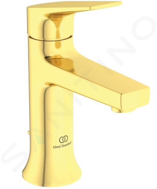 Ideal Standard La Dolce Vita - Miscelatore per lavabo, con sistema di scarico, color oro spazzolato BD655A2