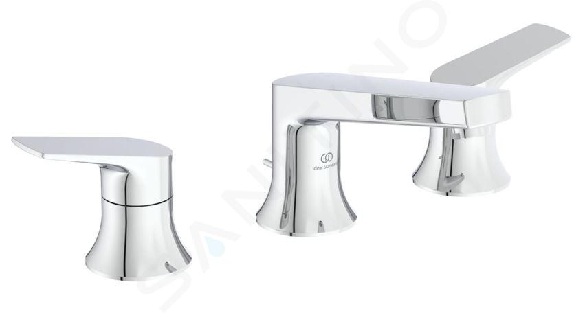 Ideal Standard La Dolce Vita - Grifo de lavabo con desagüe, montaje de 3 orificios, cromo BD661AA