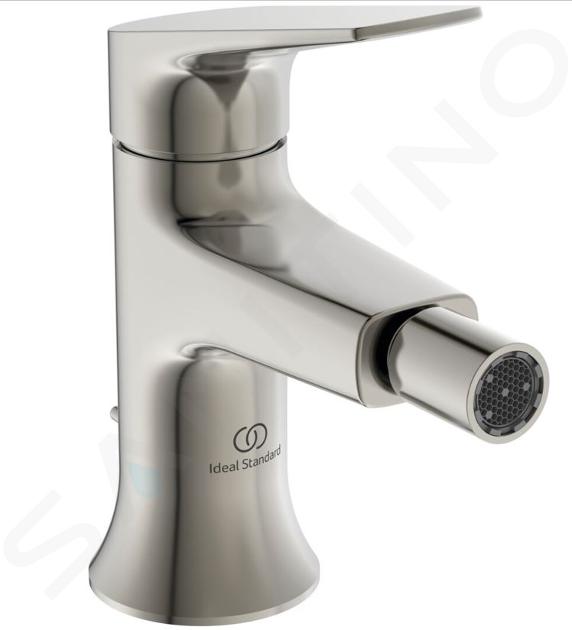 Ideal Standard La Dolce Vita - Bidetarmatur mit Ablaufventil, Silver Storm BD664GN