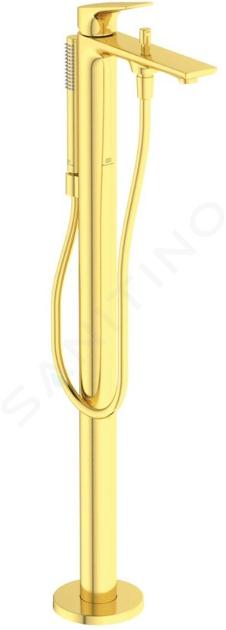 Ideal Standard La Dolce Vita - Grifo de pie para bañera, oro cepillado BD673A2