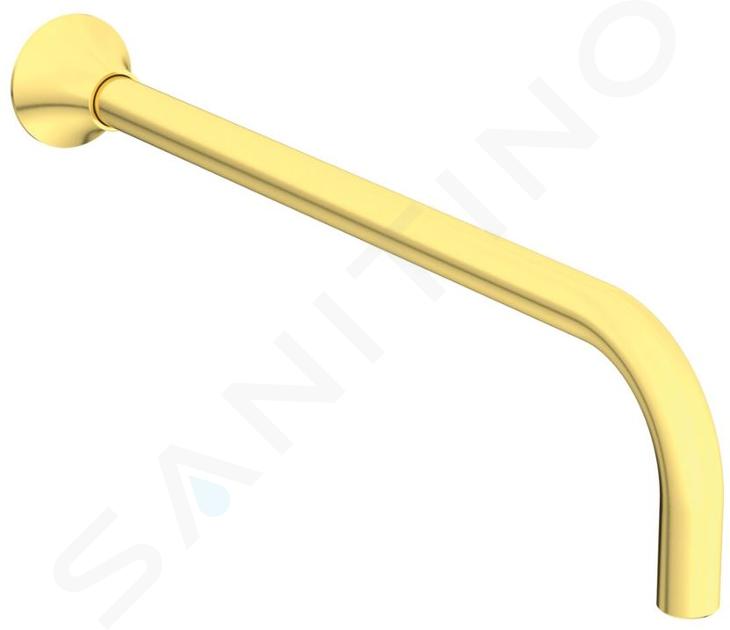 Ideal Standard La Dolce Vita - Braccio doccia, 39 cm, color oro spazzolato BD679A2