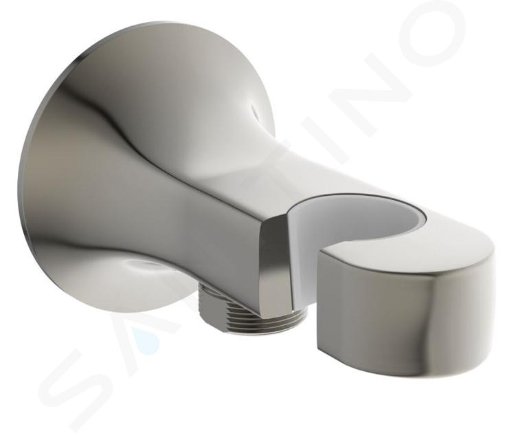 Ideal Standard La Dolce Vita - Codo de pared con soporte, Silver Storm BD682GN