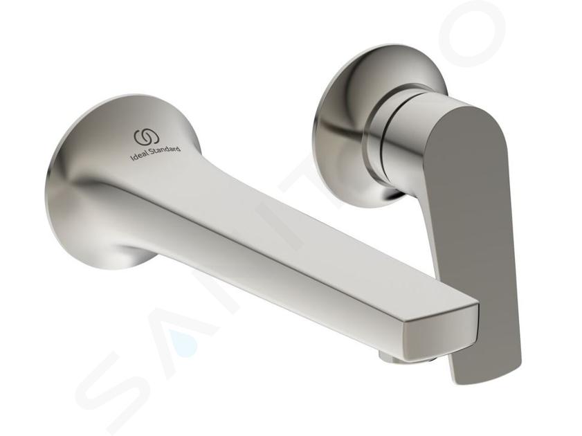 Ideal Standard La Dolce Vita - Grifo empotrado de lavabo, montaje de 2 orificios, Silver Storm BD956GN