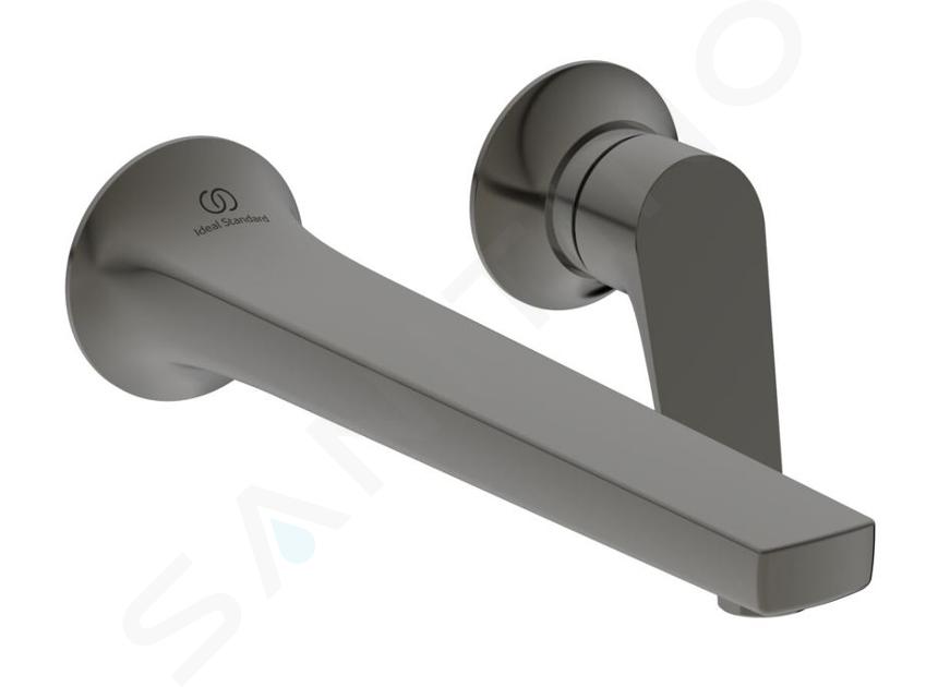 Ideal Standard La Dolce Vita - Baterie lavoar încastrată, instalare cu 2 orificii, Magnetic Grey BD957A5