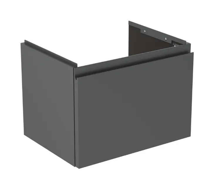 Levně Ideal Standard Finesse - Umyvadlová skříňka, 50x38x37 cm, 1 zásuvka, matný antracit E3375Y2