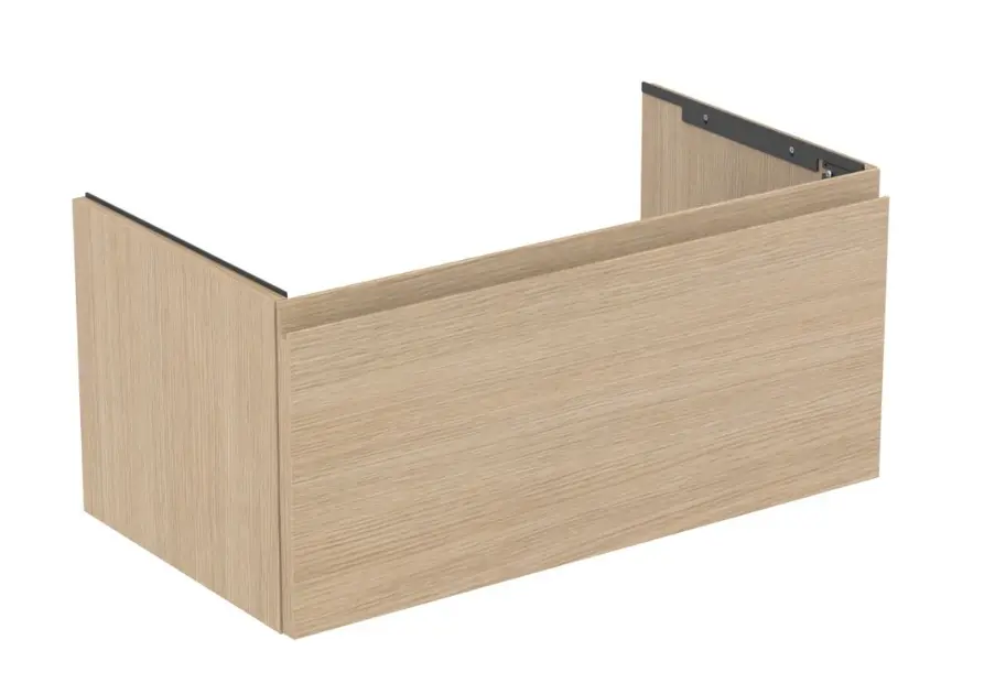 Levně Ideal Standard Finesse - Umyvadlová skříňka, 80x44x38 cm, 1 zásuvka, bílý dub E3383US