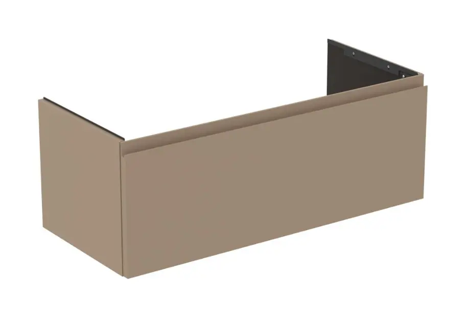 Levně Ideal Standard Finesse - Umyvadlová skříňka, 100x44x38 cm, 1 zásuvka, Matt Greige E3384UP