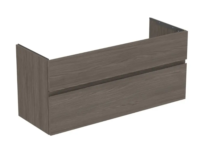 Ideal Standard Finesse - Umyvadlová skříňka, 120x44x55 cm, 2 zásuvky, Dark Elm E3385UR