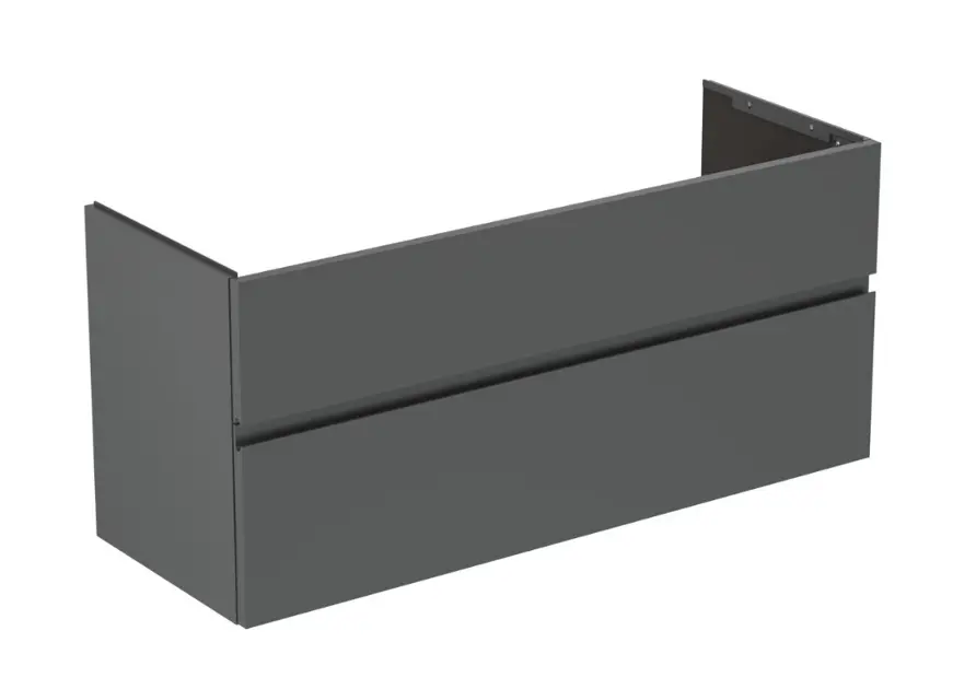Levně Ideal Standard Finesse - Umyvadlová skříňka, 120x44x55 cm, 2 zásuvky, matný antracit E3385Y2