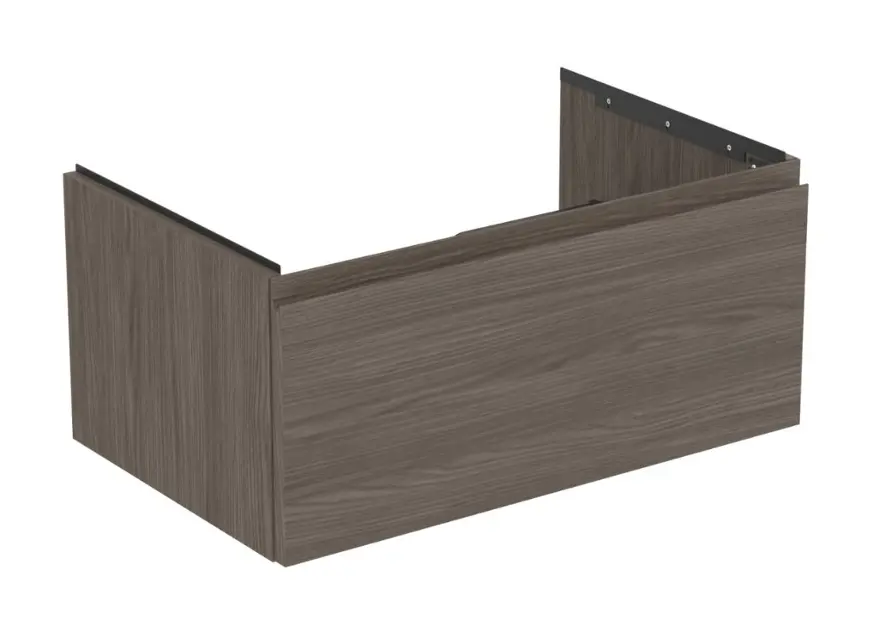 Ideal Standard Finesse - Umyvadlová skříňka, 80x51x37 cm, 1 zásuvka, Dark Elm E3392UR