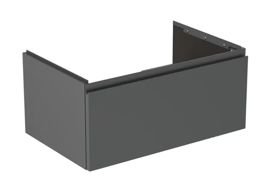 Levně Ideal Standard Finesse - Umyvadlová skříňka, 80x51x37 cm, 1 zásuvka, matný antracit E3392Y2