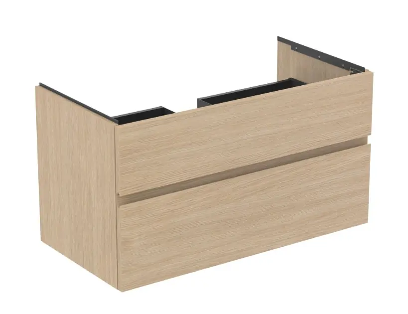 Levně Ideal Standard Finesse - Umyvadlová skříňka, 100x51x55 cm, 2 zásuvky, Bílý dub E3397US