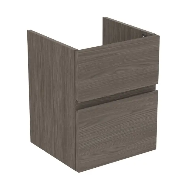 Ideal Standard Finesse - Umyvadlová skříňka, 43x40x54 cm, 2 zásuvky, Dark Elm E3405UR