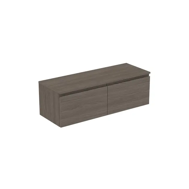 Ideal Standard Finesse - Umyvadlová skříňka, 120x44x39 cm, 2 zásuvky, Dark Elm E3425UR