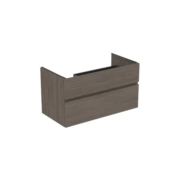 Ideal Standard Finesse - Umyvadlová skříňka 100x51x55 cm, 2 zásuvky, Dark Elm E3445UR