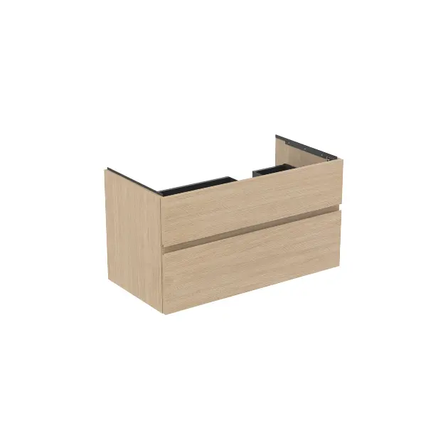 Levně Ideal Standard Finesse - Umyvadlová skříňka 100x51x55 cm, 2 zásuvky, bílý dub E3446US