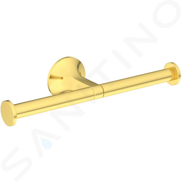 Ideal Standard La Dolce Vita - Portarrollos doble, oro cepillado T5496A2