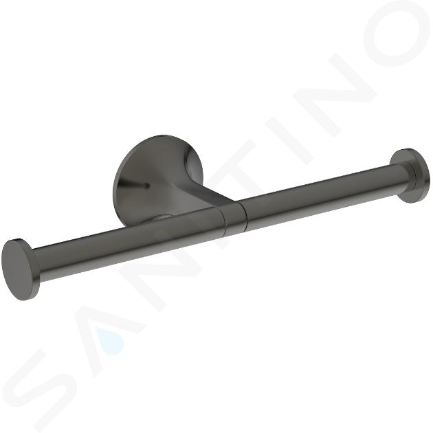 Ideal Standard La Dolce Vita - Podwójny uchwyt na papier toaletowy, magnetyczny szary T5496A5