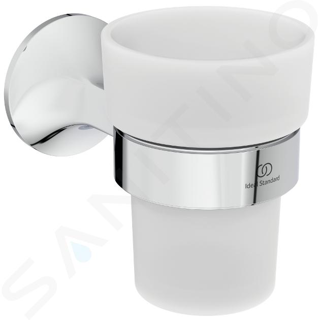 Ideal Standard La Dolce Vita - Vaso para cepillos y pasta de dientes, cristal/cromo T5506AA