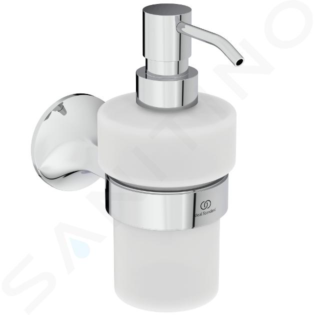 Ideal Standard La Dolce Vita - Dispensador de detergente con soporte, cristal/cromo T5510AA