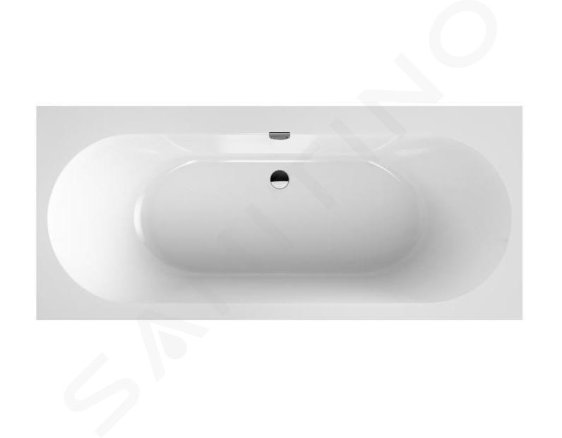 Villeroy & Boch - Vana 180x80x47 cm, Quaryl, bílá UBQ180OBR2DV-01IIJ6