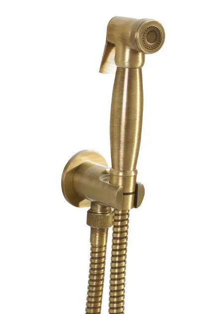 Sapho Reitano Rubinetteria Retro - Bidetspray med holder og slange, bronze 9106