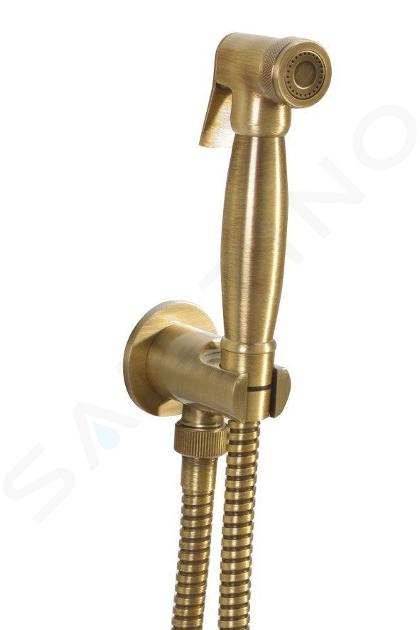 Sapho Reitano Rubinetteria Retro - Doccetta bidet con flessibile, bronzo 9106