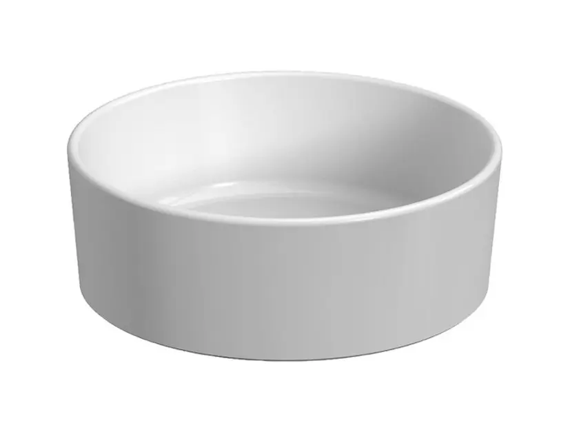 Jika Cubito Pure - Umývadlo na dosku, priemer 40 cm, bez prepadu, matná biela H8184207571121