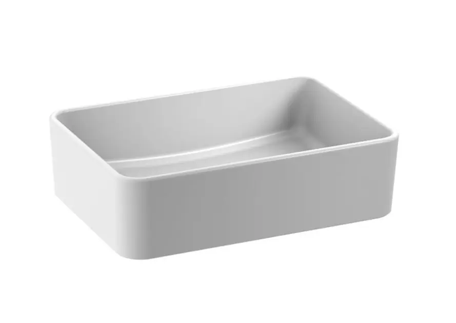 Jika Cubito Pure - Umývadlo na dosku, 50x35 cm, bez prepadu, matná biela H8184237571121