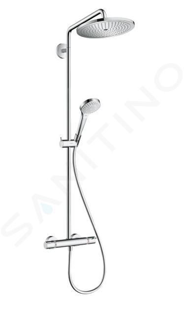 Hansgrohe Croma Select S - Set de douche Showerpipe 280 avec thermostat, chrome 26790000