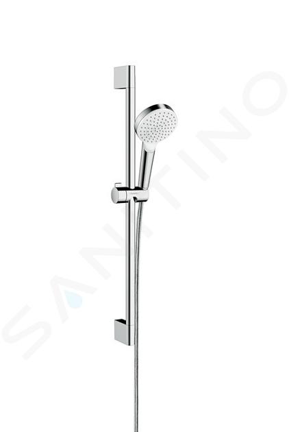 Hansgrohe Crometta - Brausegarnitur, 100 mm, weiß / verchromt 26533400