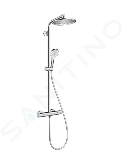 Hansgrohe Crometta - Set de douche S 240 Showerpipe avec thermostat, chrome 27267000