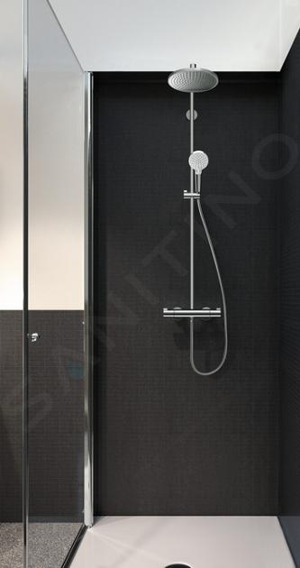 Grohe Conjunto de ducha Mezclador termostático 1/2 + Teleducha 2  rociadores + Barra 600 mm