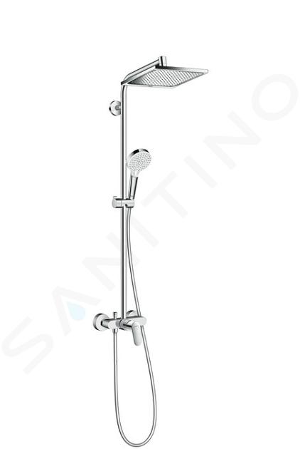 Hansgrohe Crometta - Set de douche Showerpipe E 240 avec mitigeur, chrome 27284000