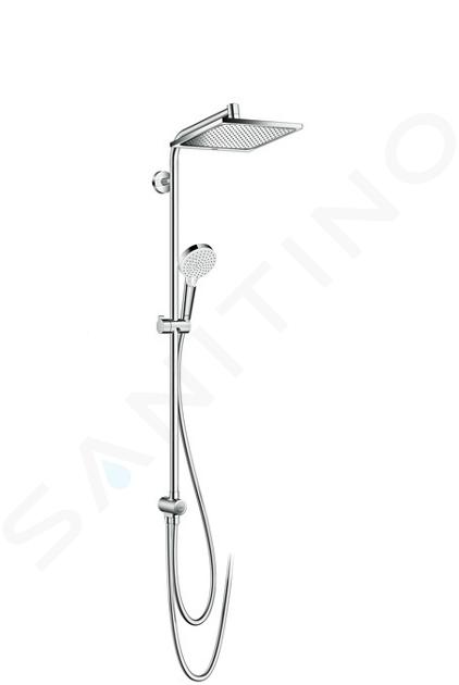 Hansgrohe Crometta - Zestaw prysznicowy E 240 Showerpipe do renowacji, EcoSmart 9 l/min, chrom 27289000