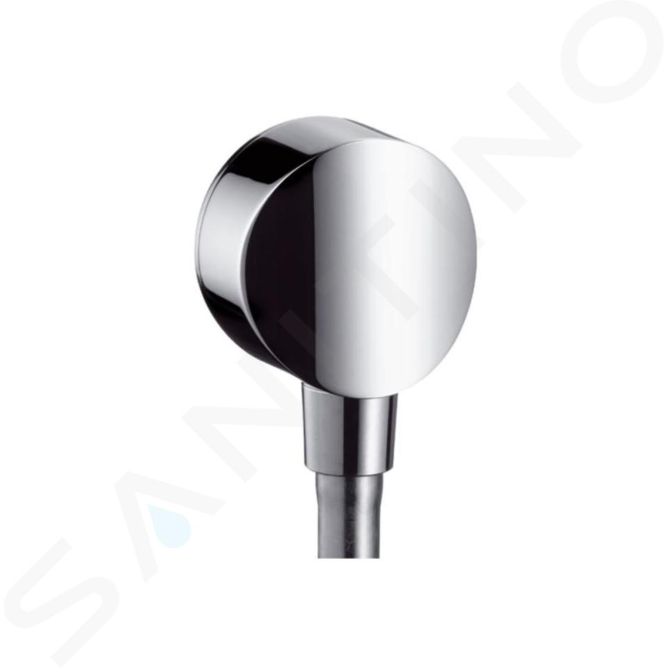 Hansgrohe Fixfit - Muuraansluitbocht S met terugslagklep, chroom 26453000